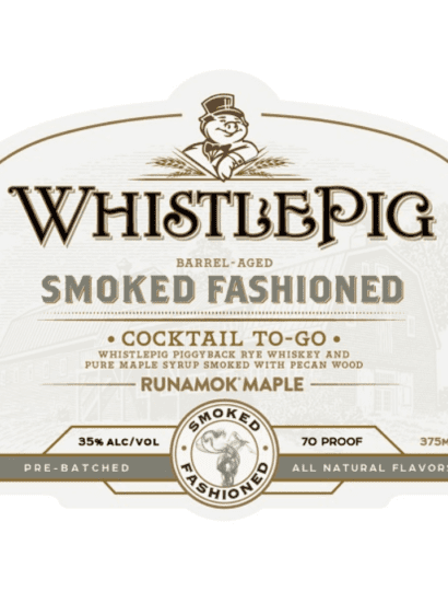 WhistlePig Smoked Fashioned Cocktail To-Go 375ml